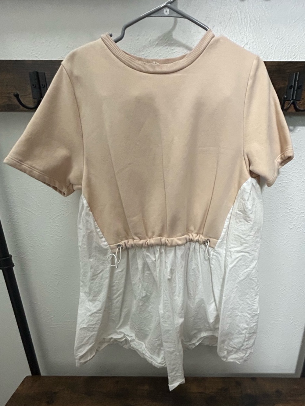 Pilcro Tab Ribbed Neck Dress